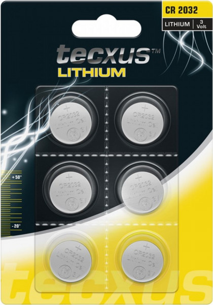 Baterii buton litiu CR 2032 Tecxus