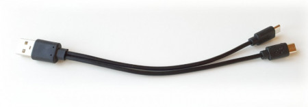 Cablu 1*USB-A - 2*micro USB