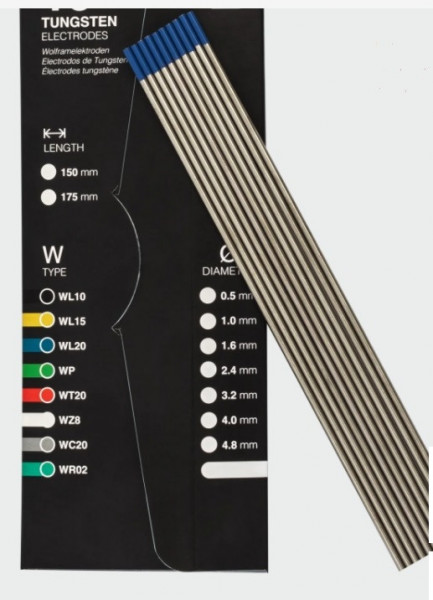 Electrod lantaniu WL20 albastru 2.4 mm