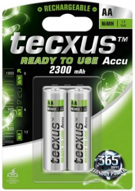 Acumulatori Tecxus R06 NiMH 2300mAh ready-to-use (AA)