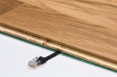 Cablu plat CAT 6, U/UTP, 10m, negru