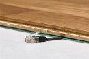 Cablu plat CAT 6, U/UTP, 10m, negru