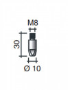Duza curent CuCrZr M8 1.0mm - 140.0316