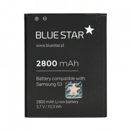Батерия BLUE STAR Premium - Samsung Galaxy S III 2800mAh Li-Ion черна
