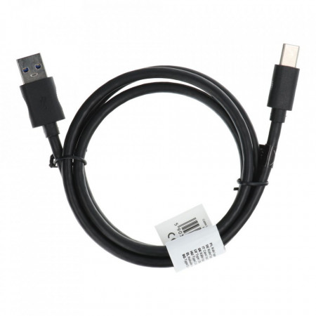 Кабел за зареждане и трансфер на данни USB A към Type-C 3.0 C393 5A 1m черен