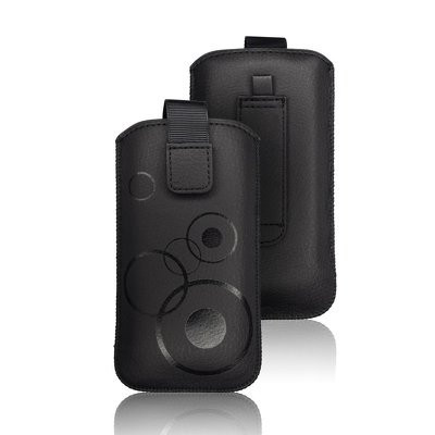 Калъф тип джоб FORCELL Deko - iPhone6 Plus / 7 Plus / 8 Plus / XS Max / 11 Pro Max / - Samsung Galaxy S10 Plus / A10 / A30s / A50 черен