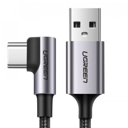 Кабел Ugreen USB A към Type-C 3A 1m (50941) сив