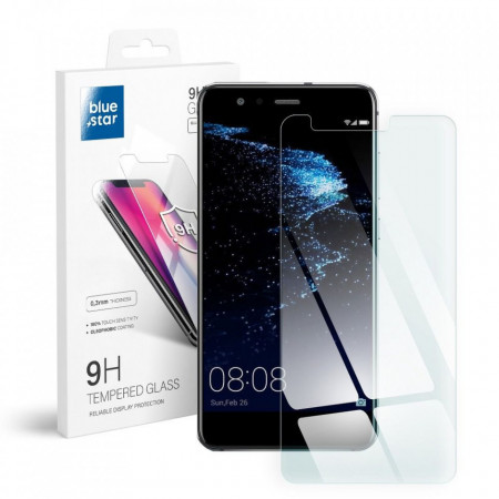 Плосък закален стъклен протектор BLUE STAR - Huawei P10 lite прозрачен