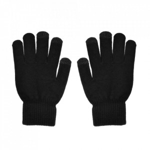 Дамски ръкавици за тъч скрийн TRIANGLE черен