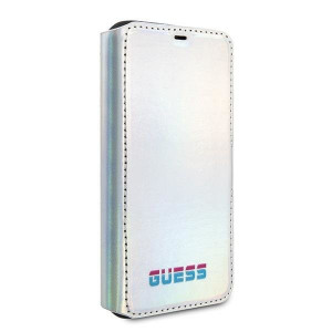 Калъф тип книга GUESS GUFLBKN65BLD - iPhone 11 Pro Max сребърен
