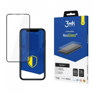 Стъклен протектор с пълно покритие 3mk Neo Glass - iPhone XR черен