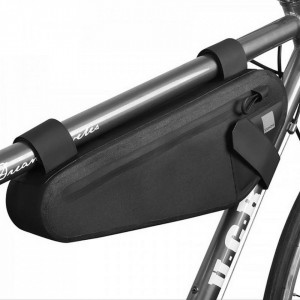 Чанта с цип за рамка на велосипед 2л SAHOO 122033 черна