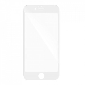 5D Full Glue закален стъклен протектор - iPhone 6 Plus / 6s Plus бял
