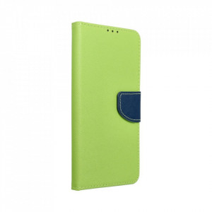 Калъф тип книга Fancy - Nokia 2.3 лайм / син