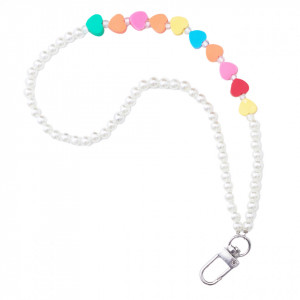 Lanyard - keys, pendant, string beads, pattern 3
