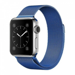 Magnetic Strap - Apple Watchband - Apple Watch 41mm Series 7 Magnetic Band Bracelet син Bracelet