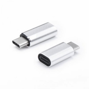 Адаптер USB Type C към Micro USB черен