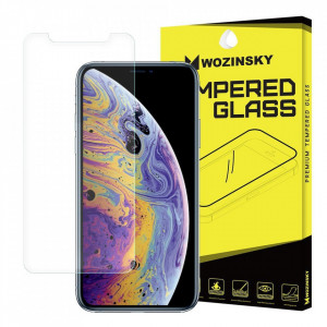 Плосък закален стъклен протектор 9H WOZINSKY - iPhone XS Max / 11 Pro Max прозрачен