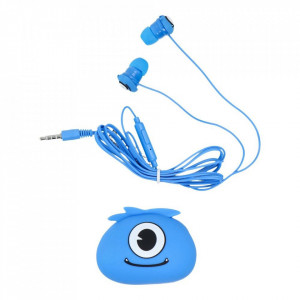 Слушалки JELLIE MONSTER Monster YLFS-01 аудио жак 3,5мм сини