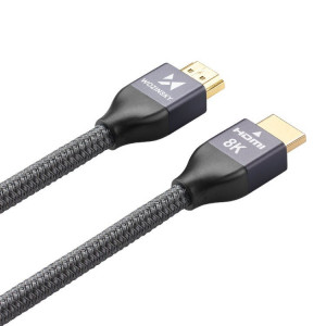 Wozinsky HDMI 2.1 5m кабел сребърен