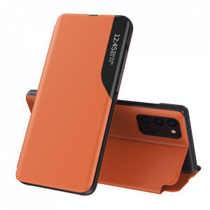 Калъф тип книга от еко кожа ECO със стойка - Samsung Galaxy A72/A72 5G оранжев