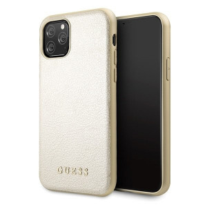 Оригинален гръб GUESS Iridescent - iPhone 11 Pro златен