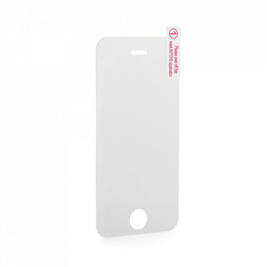 Плосък закален стъклен протектор 9H - iPhone 5 / 5c / 5s / SE прозрачен