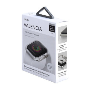 Рамка UNIQ Valencia - Apple Watch 4 / 5 40mm сребърен
