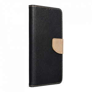 Fancy Book case - Samsung Galaxy А03 черен / златен