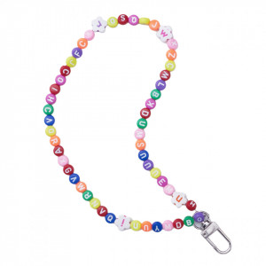 Lanyard - keys, pendant, string beads, pattern 5