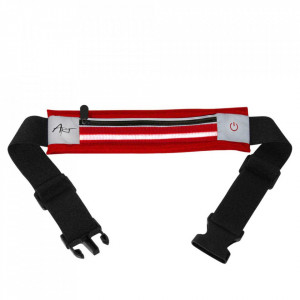 Sport belt with case and light ART APS-01R червен
