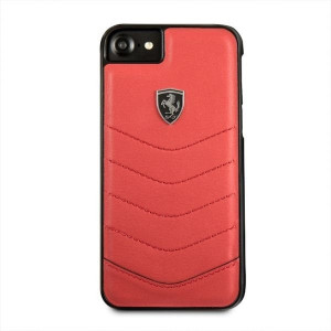 Оригинален твърд гръб Ferrari FEHQUHCI8RE - iPhone 7 / 8 / SE 2020 червен
