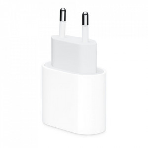 - Apple USB-C wall charger 20W бял (MHJE3ZM / A)