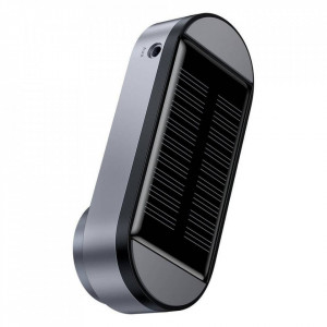 BASEUS solarny odtwarzacz MP3 transmiter FM audio - samochodu Bluetooth 5.0 700mAh (czytnik kart TF / USB / AUX) CDMP000001 черен