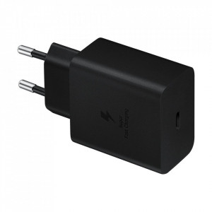Original Wall Charger - Samsung Galaxy Fast Charger EP-T4510XBEGEU USB Typ C 3A 45W blister черен