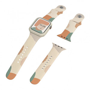 Strap Moro replacement band strap - Apple Watch 44mm SE / 44mm Series 6 / 44mm Series 5 / 44mm Series 4 / 42mm Series 3 / 42mm Series 2 wristband bracelet (5) черен камуфлаж