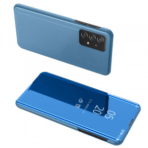Огледален калъф тип книга Clear View - Samsung Galaxy A73 5G син