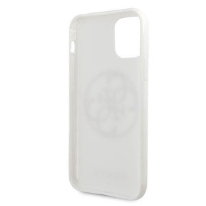 Оригинален гръб GUESS 4G Circle Glitter - iPhone 11 Pro Max бял
