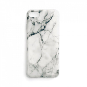 Силиконов гръб WOZINSKY Marble - iPhone 13 Pro бял