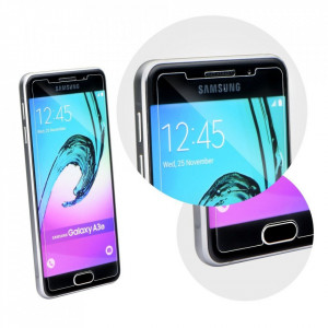 Плосък закален стъклен протектор 9H - Samsung Galaxy A3 2016 прозрачен