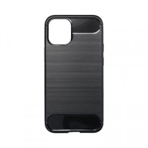 Силиконов гръб Carbon - iPhone 12 Mini черен