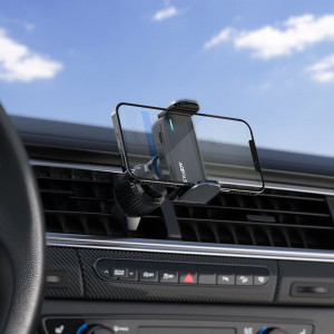 Acefast car automatic phone holder on the ventilation grille черен (D9 черен)
