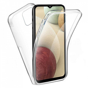 Калъф 360° с твърд гръб - Samsung Galaxy A12 прозрачен