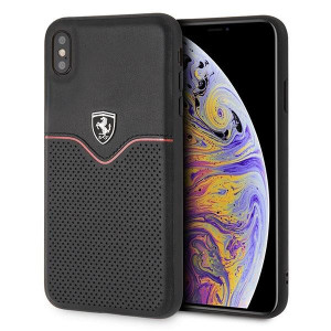 Оригинален твърд гръб Ferrari Off Track Victory FEOVEHCI65BK - iPhone XS Max черен