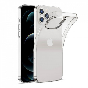 Ултратънък силиконов гръб 0.3mm - iPhone 13 mini прозрачен