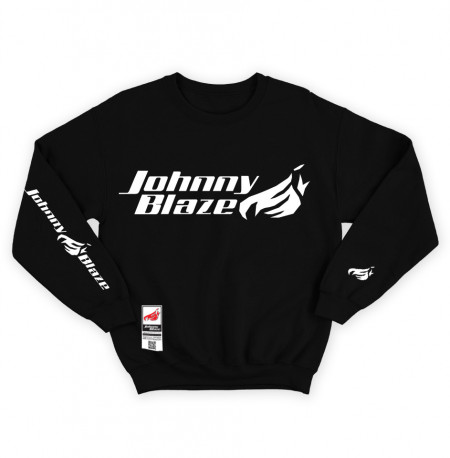 Classic sweatshirt Johnny Blaze -  JB Big Classic  [ Black White ]  edition 3
