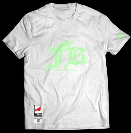 Phosphorescent Johnny Blaze T-shirt - JB Ghost  White X2   - front