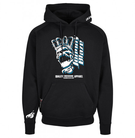 Hoodie PREMIUM Johnny Blaze - King is Here! JB  [ Black White Blue / Glow in the Dark ]  Editia 3