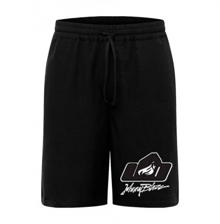 Johnny Blaze Shorts / Bermuda -  JB OLD SCHOOL IS HERE!  [ Black Silver ]  Edition 3