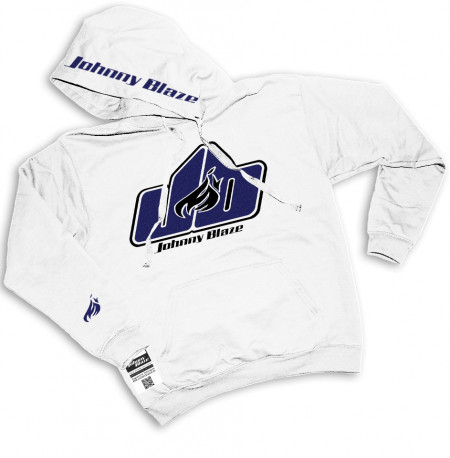 Hanorac Heavy Johnny Blaze - JB Old School is Here [ White Navy ]